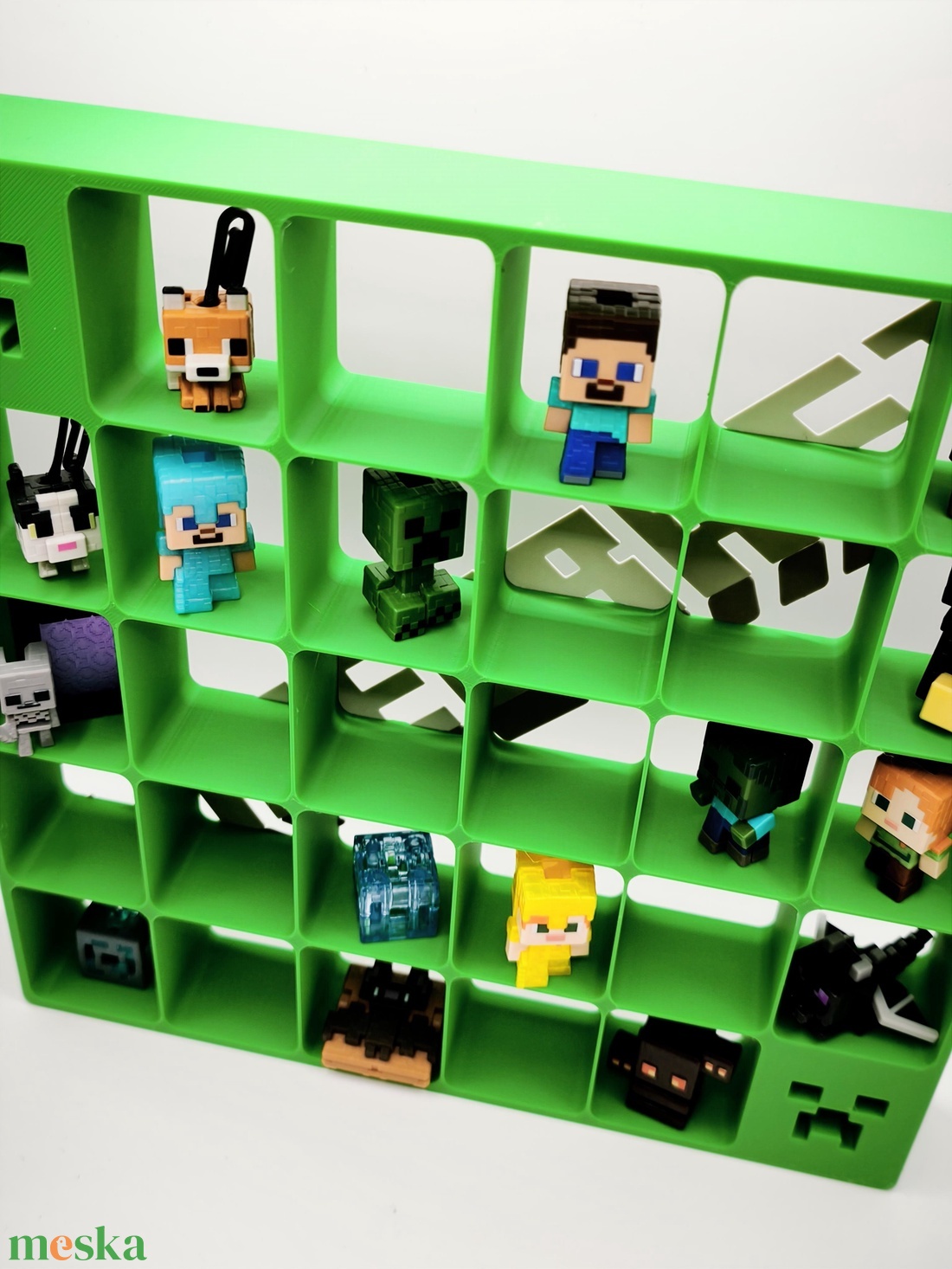 Minecraft Kinder Joy figura tartó - otthon & életmód - tárolás & rendszerezés - íróasztali tároló - Meska.hu