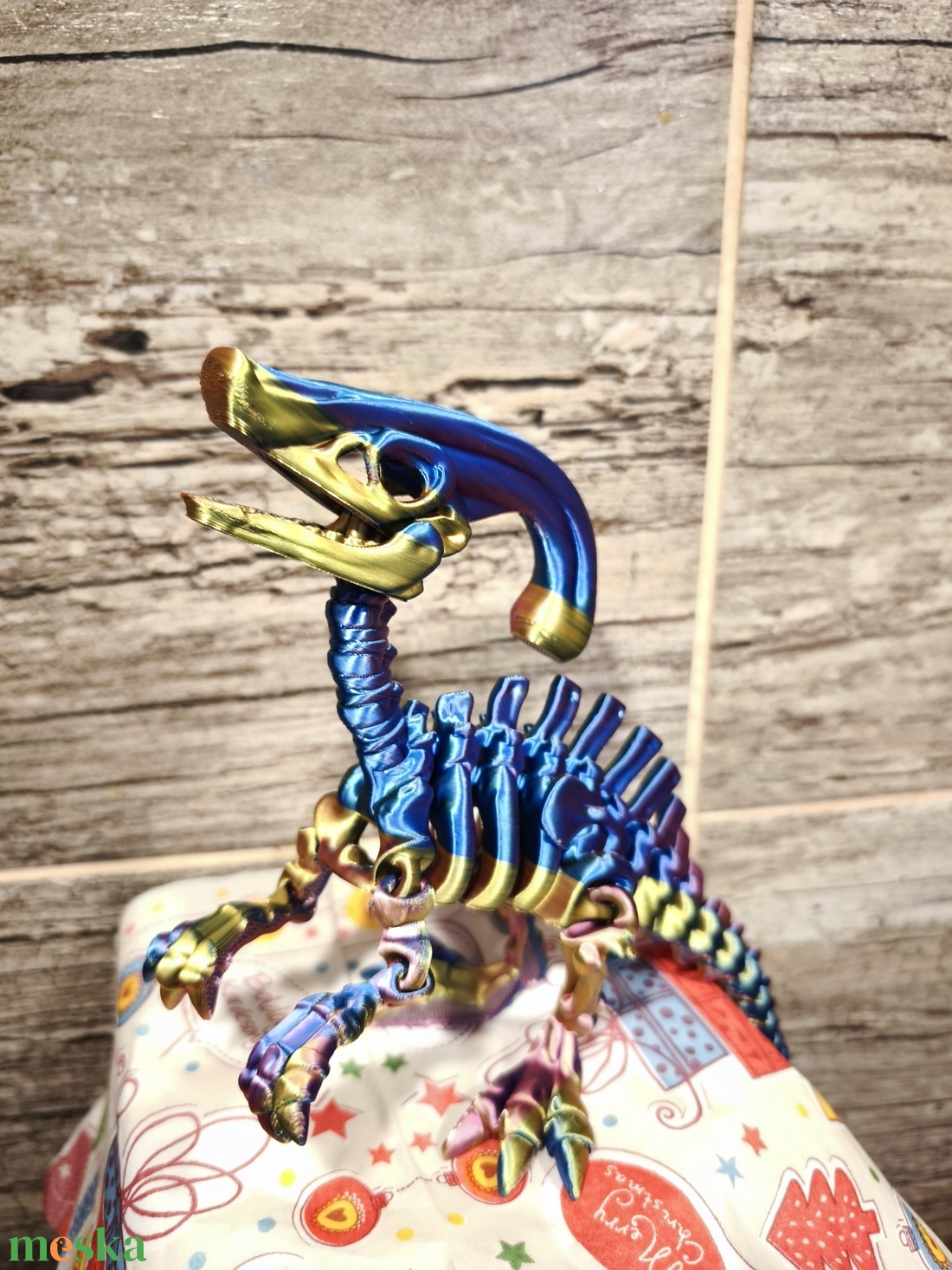 Csontváz dinó Parasaurolophus - játék & sport - plüssállat & játékfigura - plüss dínók - Meska.hu