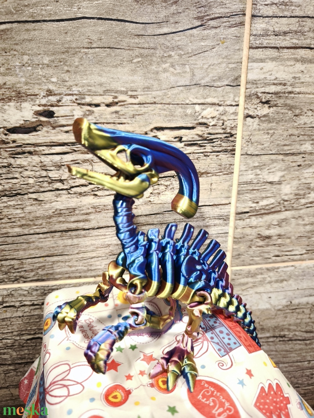 Csontváz dinó Parasaurolophus - játék & sport - plüssállat & játékfigura - plüss dínók - Meska.hu