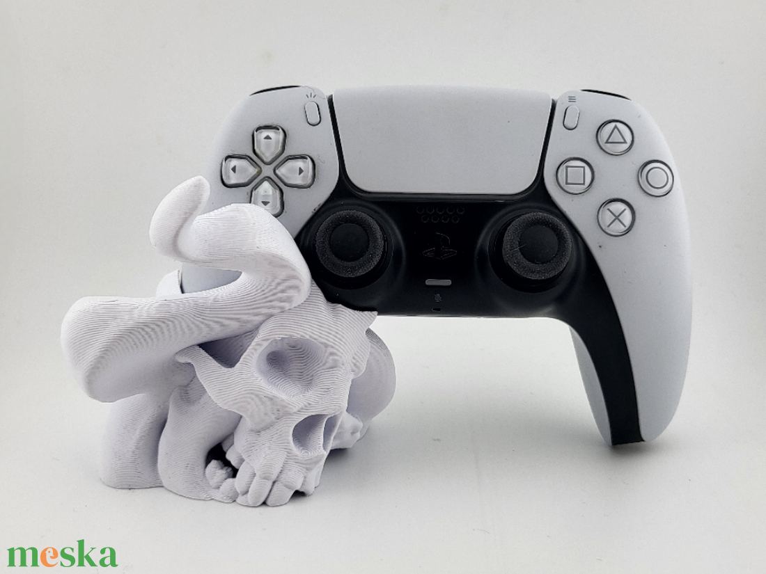 Ps5 kontroller tartó Fél koponya  -  - Meska.hu
