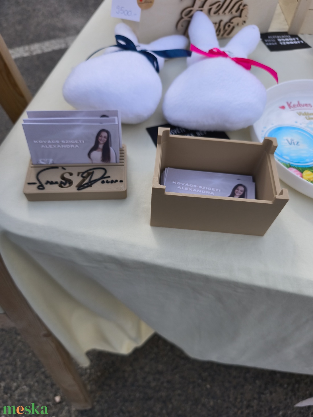 Névjegykártya tartó  - otthon & életmód - papír, írószer - névjegykártya - Meska.hu