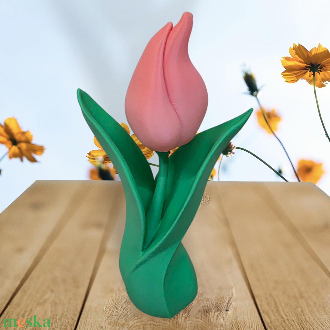 Tulipán 3D nyomtatott  - otthon & életmód - dekoráció - Meska.hu