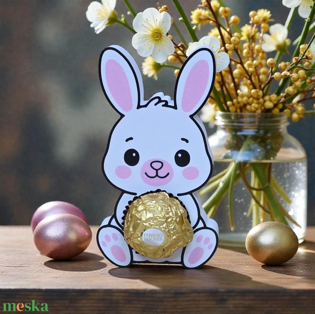 Nyuszi csokitartó -  - Meska.hu