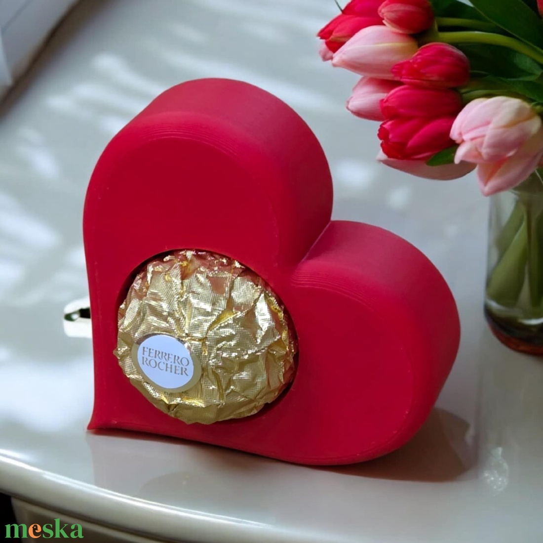 Szív formájú csokitartó - otthon & életmód - dekoráció - asztal és polc dekoráció - dekorációs tál, tartó - Meska.hu