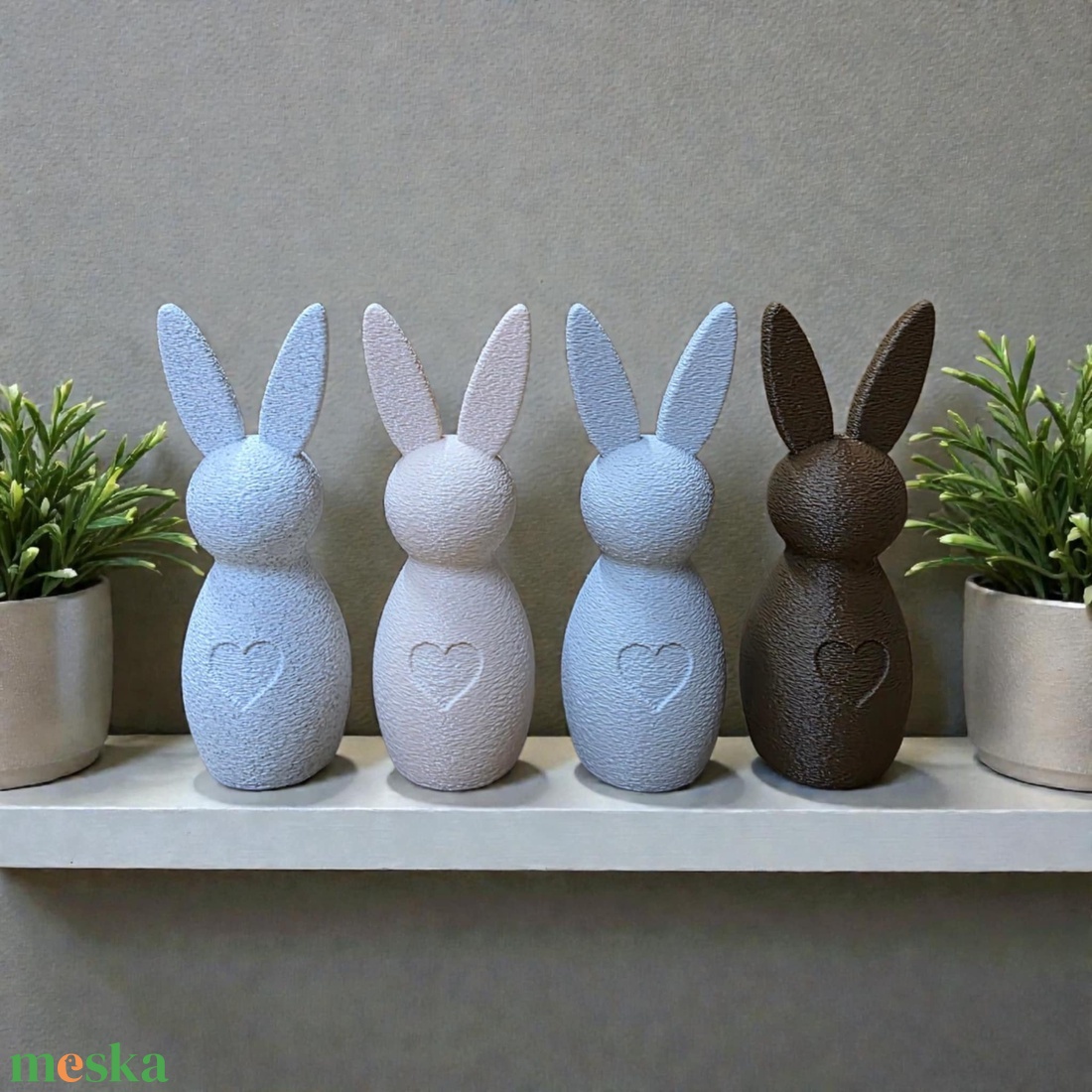 Dekorációs nyuszi - ünnepi díszek, dekorációk - húsvéti díszek és dekorációk - húsvéti asztaldíszek - Meska.hu