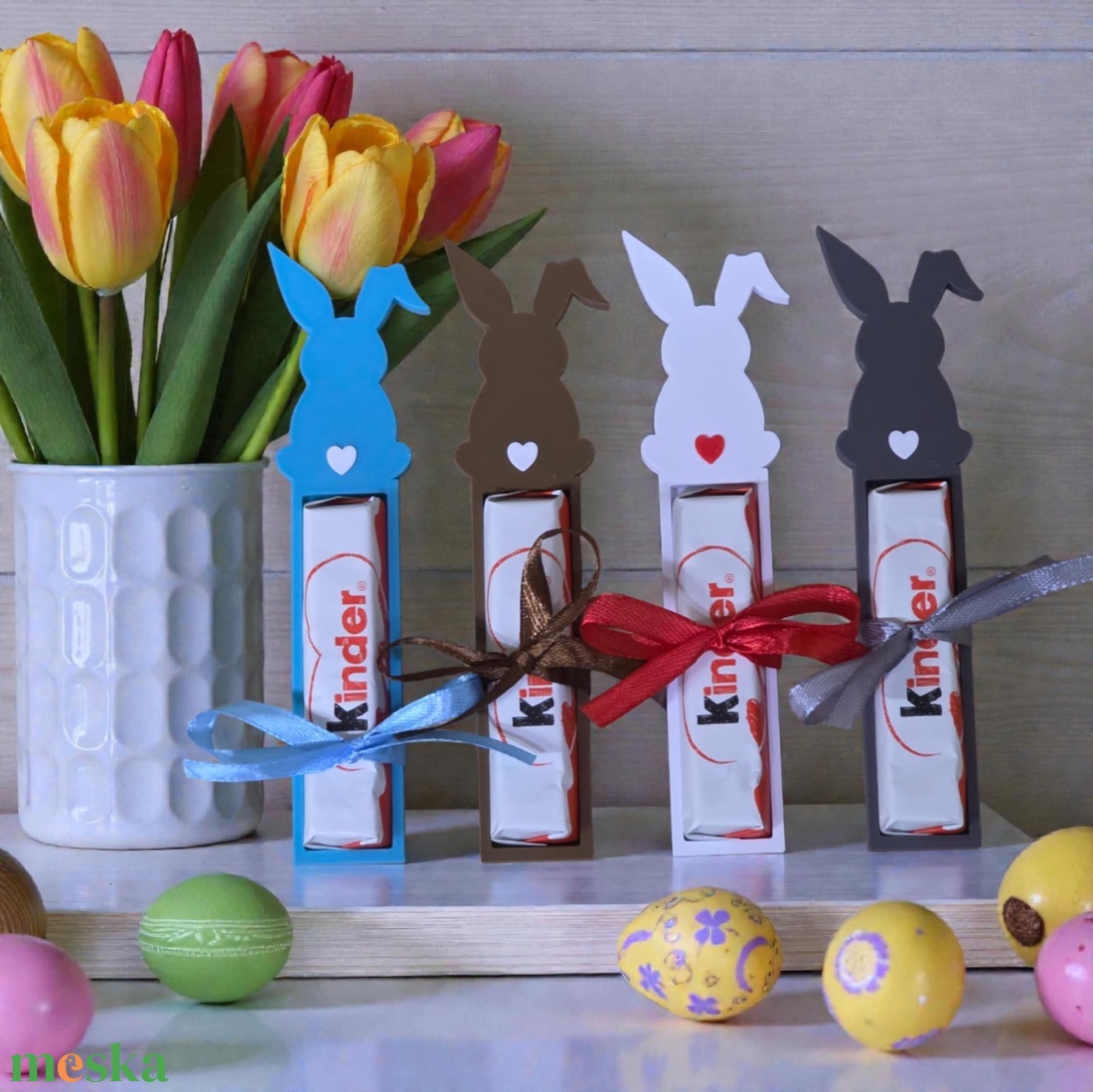 Húsvéti csokitartó - otthon & életmód - papír, írószer - ajándékozás kellékei - ajándékkísérő - Meska.hu