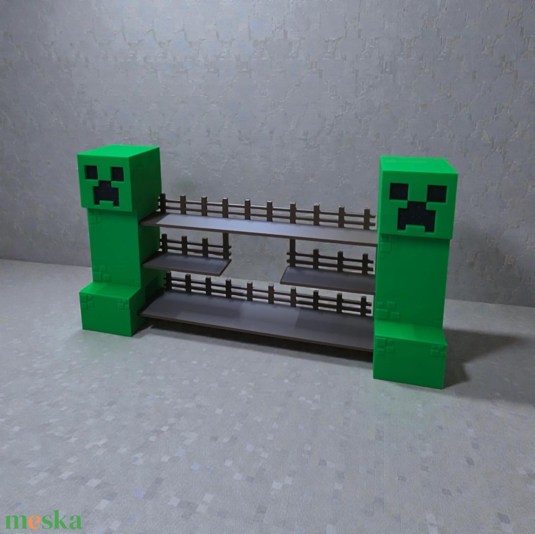 Minecraft figura tartó - otthon & életmód - tárolás & rendszerezés - íróasztali tároló - Meska.hu