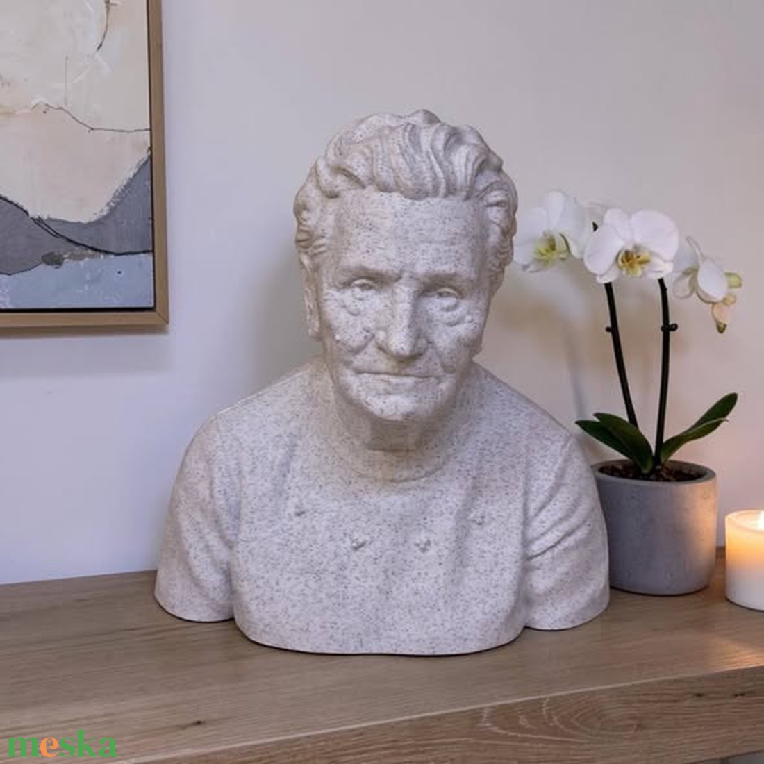 3D nyomtatott mellszobor fényképről  - otthon & életmód - dekoráció - asztal és polc dekoráció - könyvszobor - Meska.hu