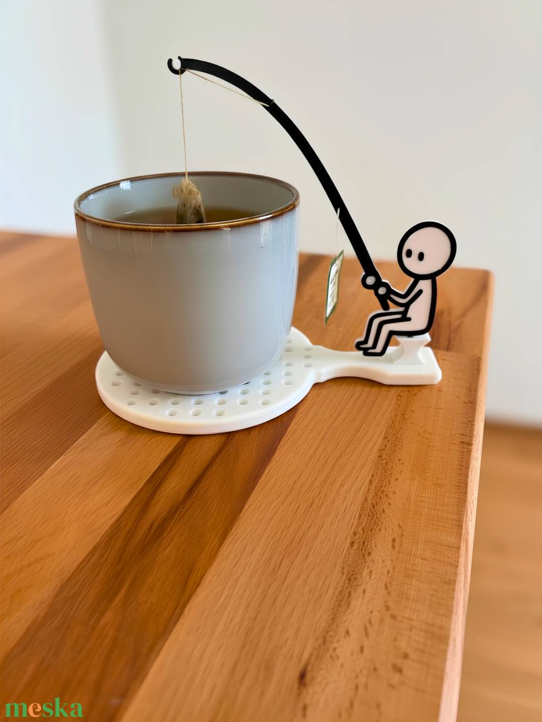 teafilter tartó emberke - otthon & életmód - konyhafelszerelés, tálalás - konyhai tárolás - tea & kávé tárolás - Meska.hu