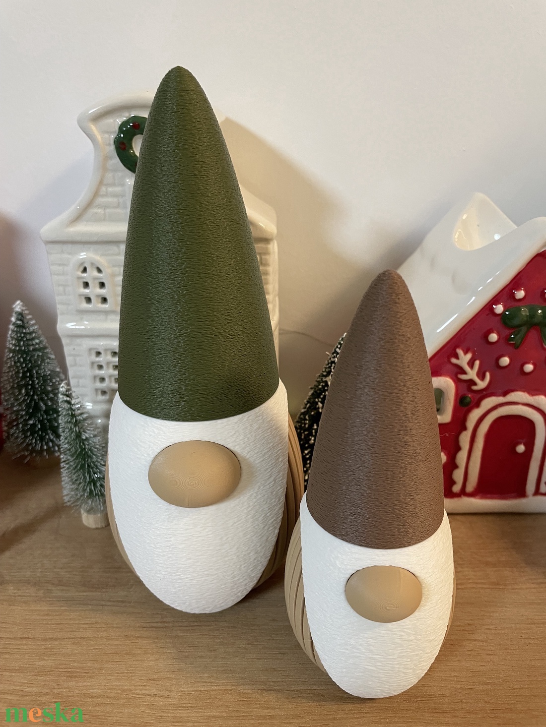 Karácsonyi dekor manó (14cm magas) - karácsony - karácsonyi lakásdekoráció - karácsonyi manók, figurák - Meska.hu