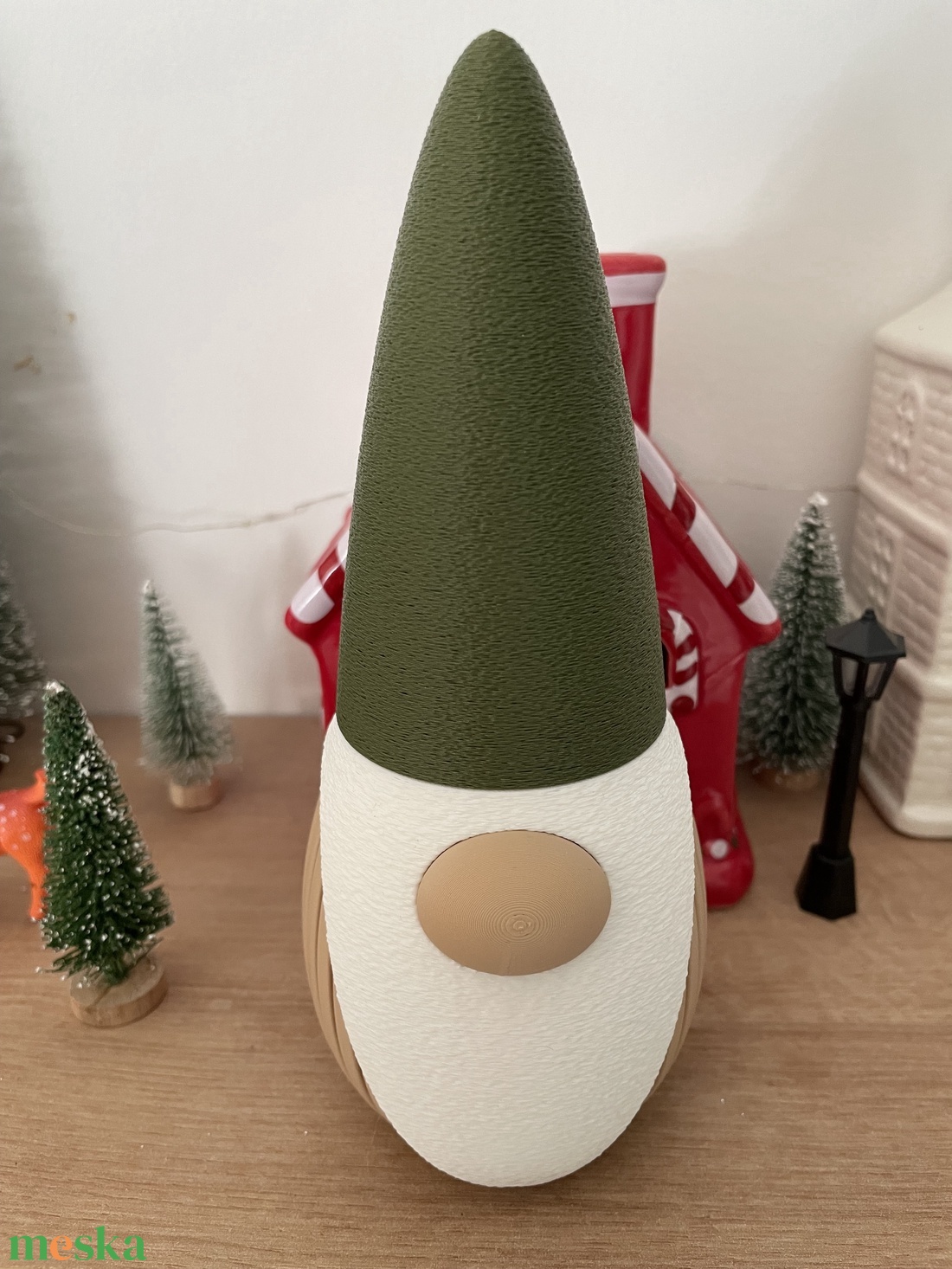 Karácsonyi dekoratív manó (19 cm magas) - karácsony - karácsonyi lakásdekoráció - karácsonyi manók, figurák - Meska.hu