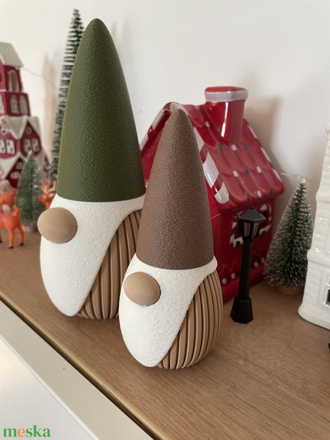 Karácsonyi dekor manó (14cm magas) - karácsony - karácsonyi lakásdekoráció - karácsonyi manók, figurák - Meska.hu