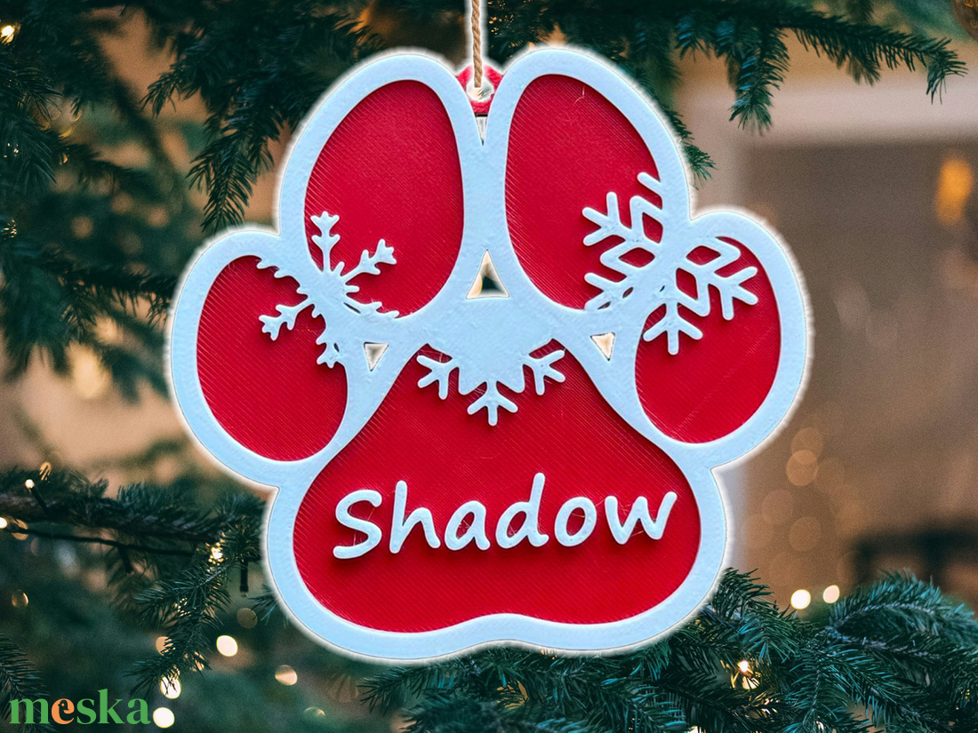Karácsonyfadísz kutyás - karácsony - karácsonyi lakásdekoráció - karácsonyfadíszek - Meska.hu
