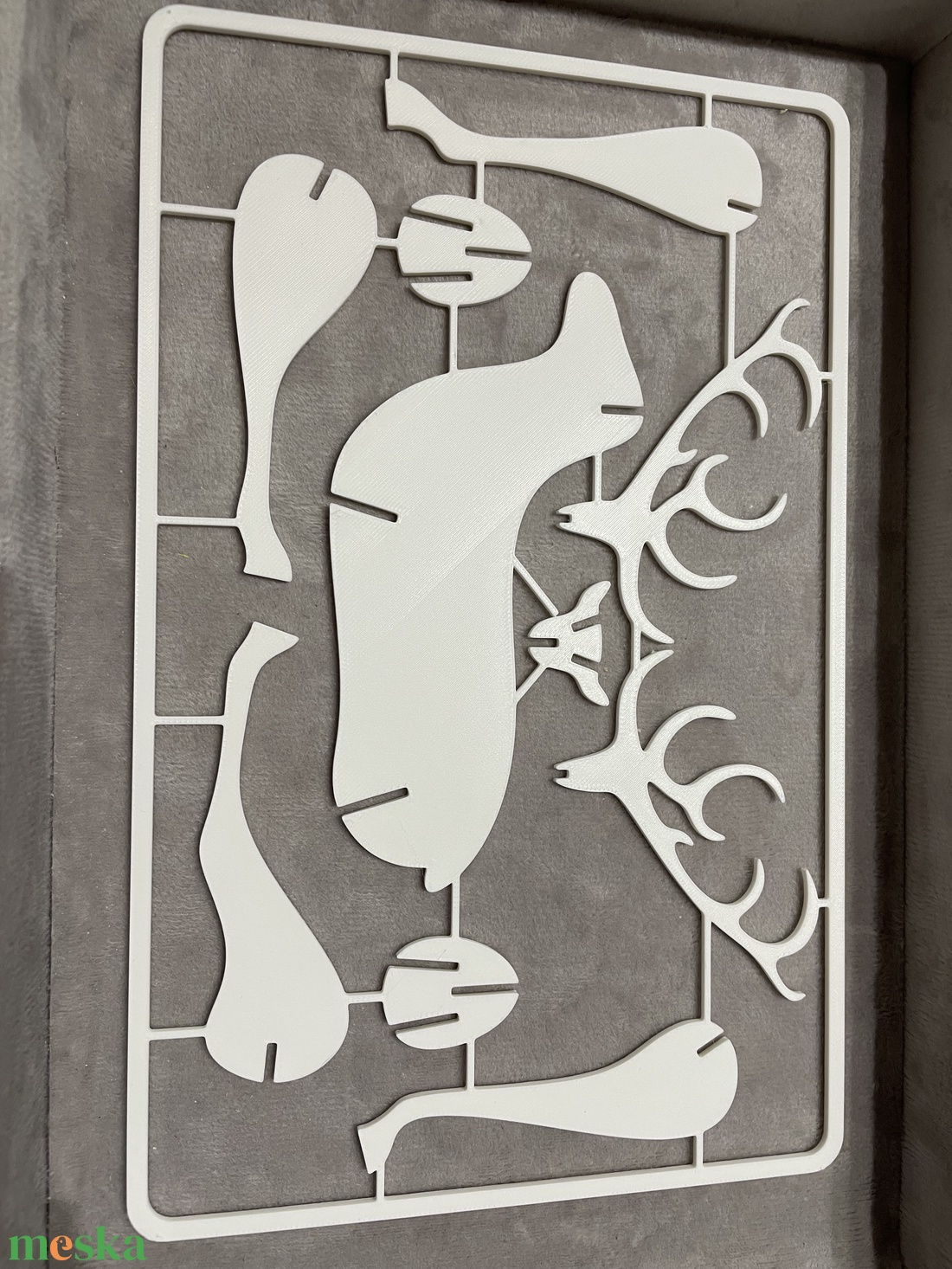 3D Kirakható Rénszarvas Dekor - karácsony - karácsonyi lakásdekoráció - karácsonyi lakásdíszek - Meska.hu