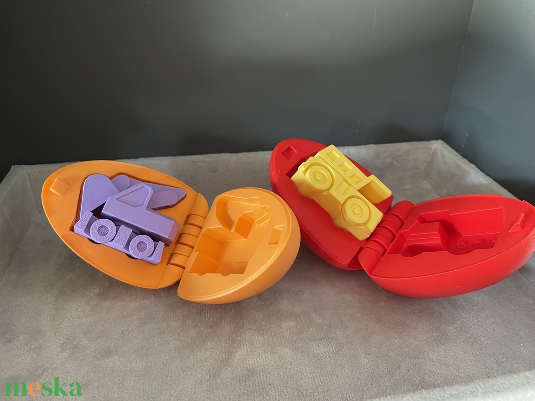 3D Nyomtatott Meglepetés Tojás - játék & sport - kisautók, járművek - játékautó - Meska.hu