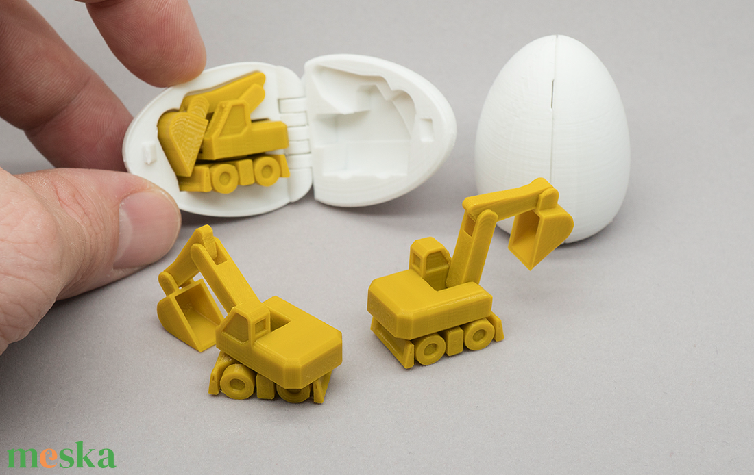 3D Nyomtatott Meglepetés Tojás - játék & sport - kisautók, járművek - játékautó - Meska.hu