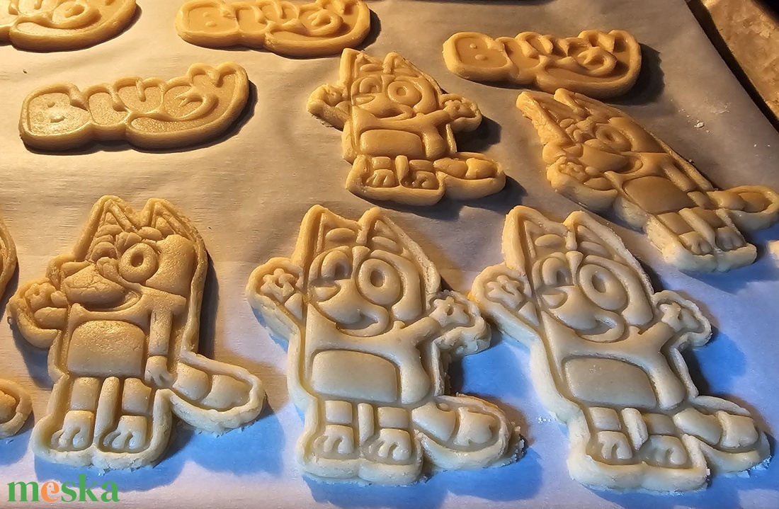 3D Nyomtatott Sütikiszúró és Szaggató � Bluey  - otthon & életmód - konyhafelszerelés, tálalás - sütés, főzés - sütikiszúró - Meska.hu