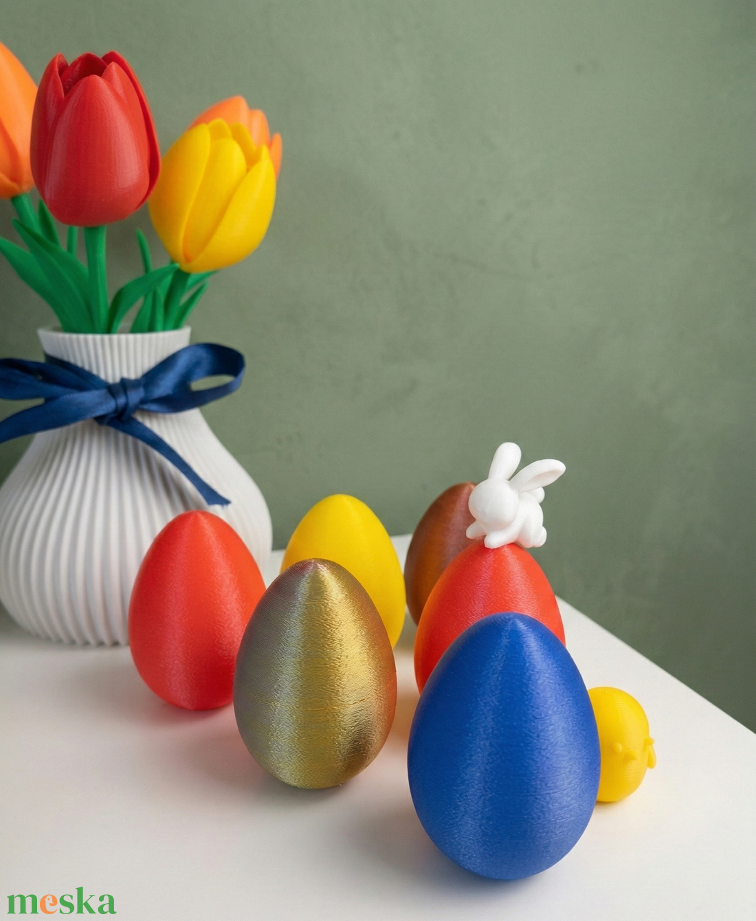 Törhető húsvéti tojások, figurával a belsejében - ünnepi díszek, dekorációk - húsvéti díszek és dekorációk - húsvéti tojás, hímestojás - Meska.hu