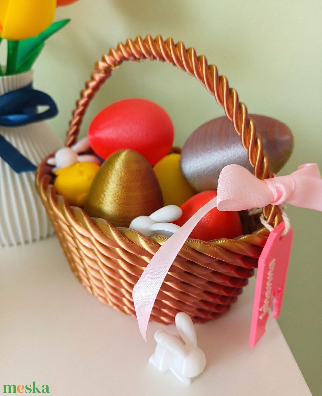 Törhető húsvéti tojások, figurával a belsejében - ünnepi díszek, dekorációk - húsvéti díszek és dekorációk - húsvéti tojás, hímestojás - Meska.hu