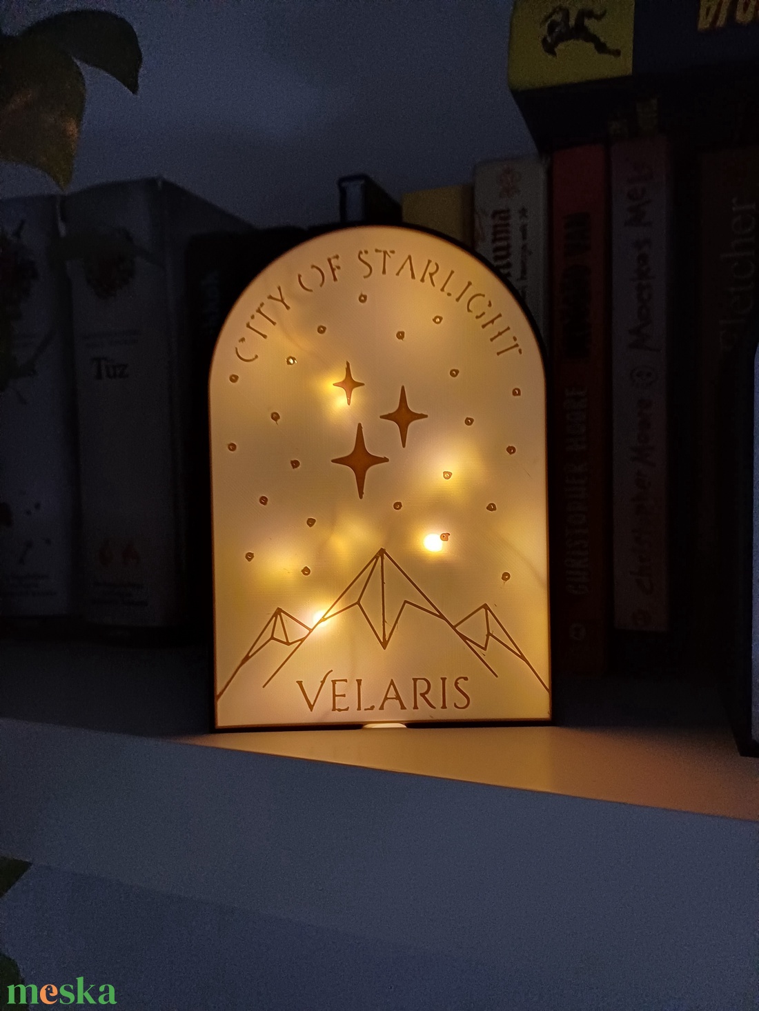 Velaris könyvtámasz (book nook) - otthon & életmód - dekoráció - asztal és polc dekoráció - könyvtámasz - Meska.hu