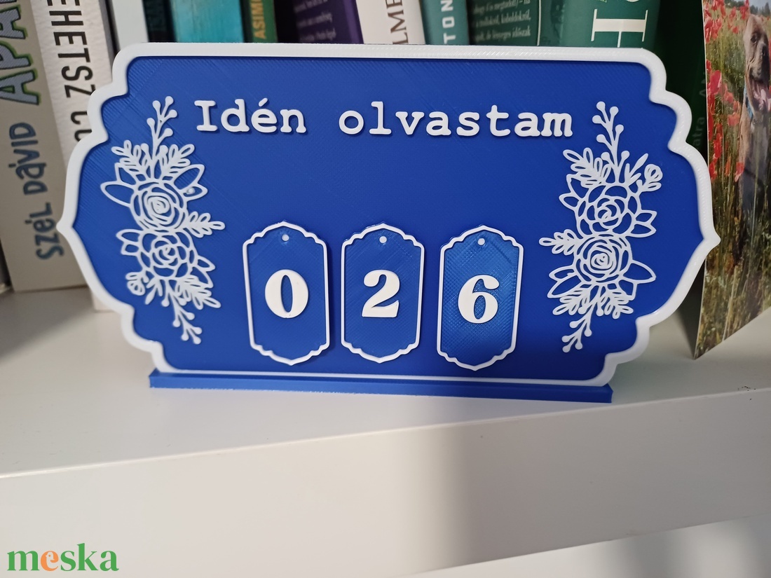 Könyvszámláló - otthon & életmód - dekoráció - asztal és polc dekoráció - könyvtámasz - Meska.hu