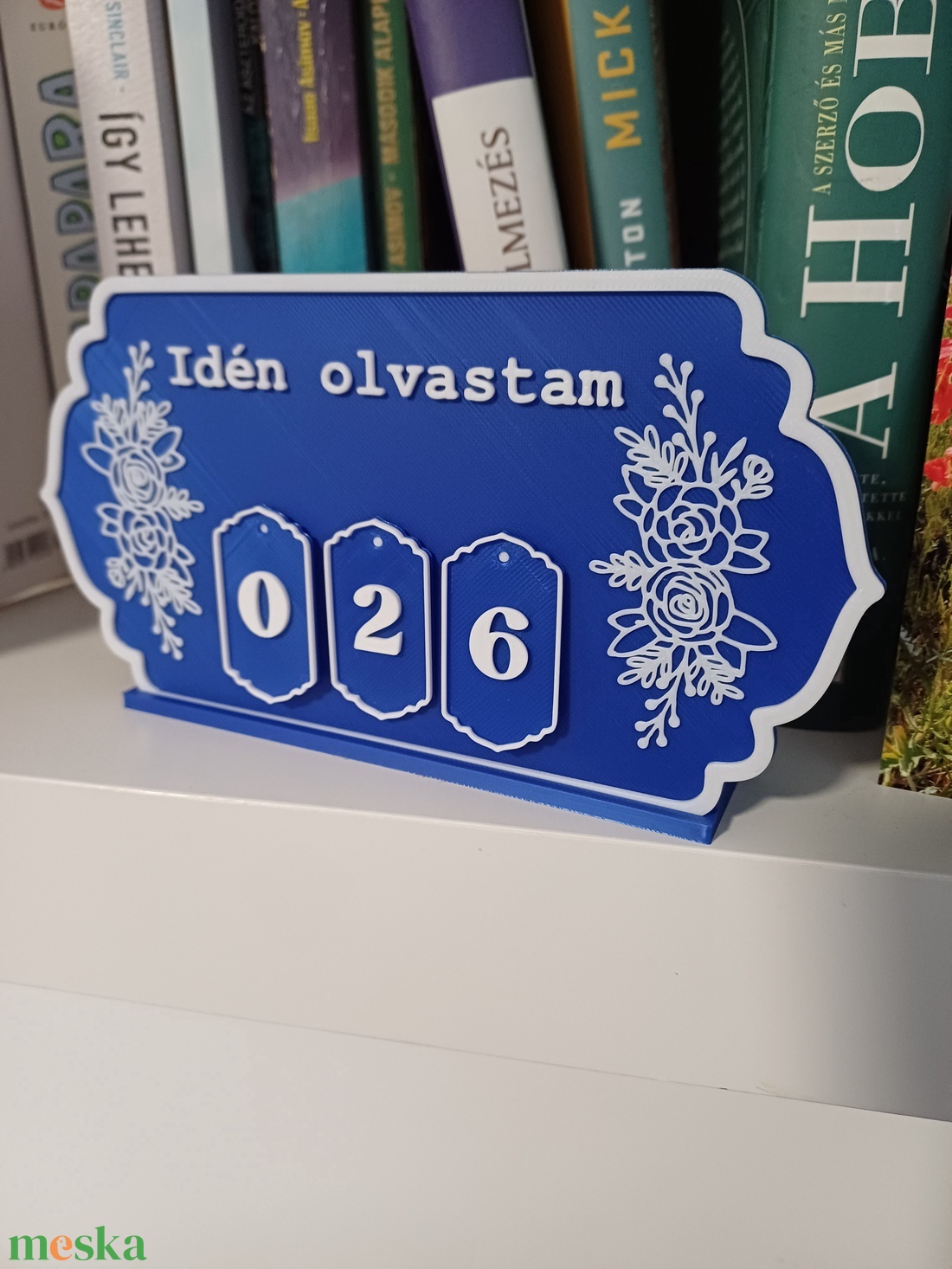 Könyvszámláló - otthon & életmód - dekoráció - asztal és polc dekoráció - könyvtámasz - Meska.hu