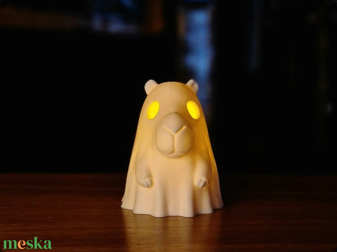 Capybara szellem  - otthon & életmód - dekoráció - halloween - halloweeni figurák - Meska.hu