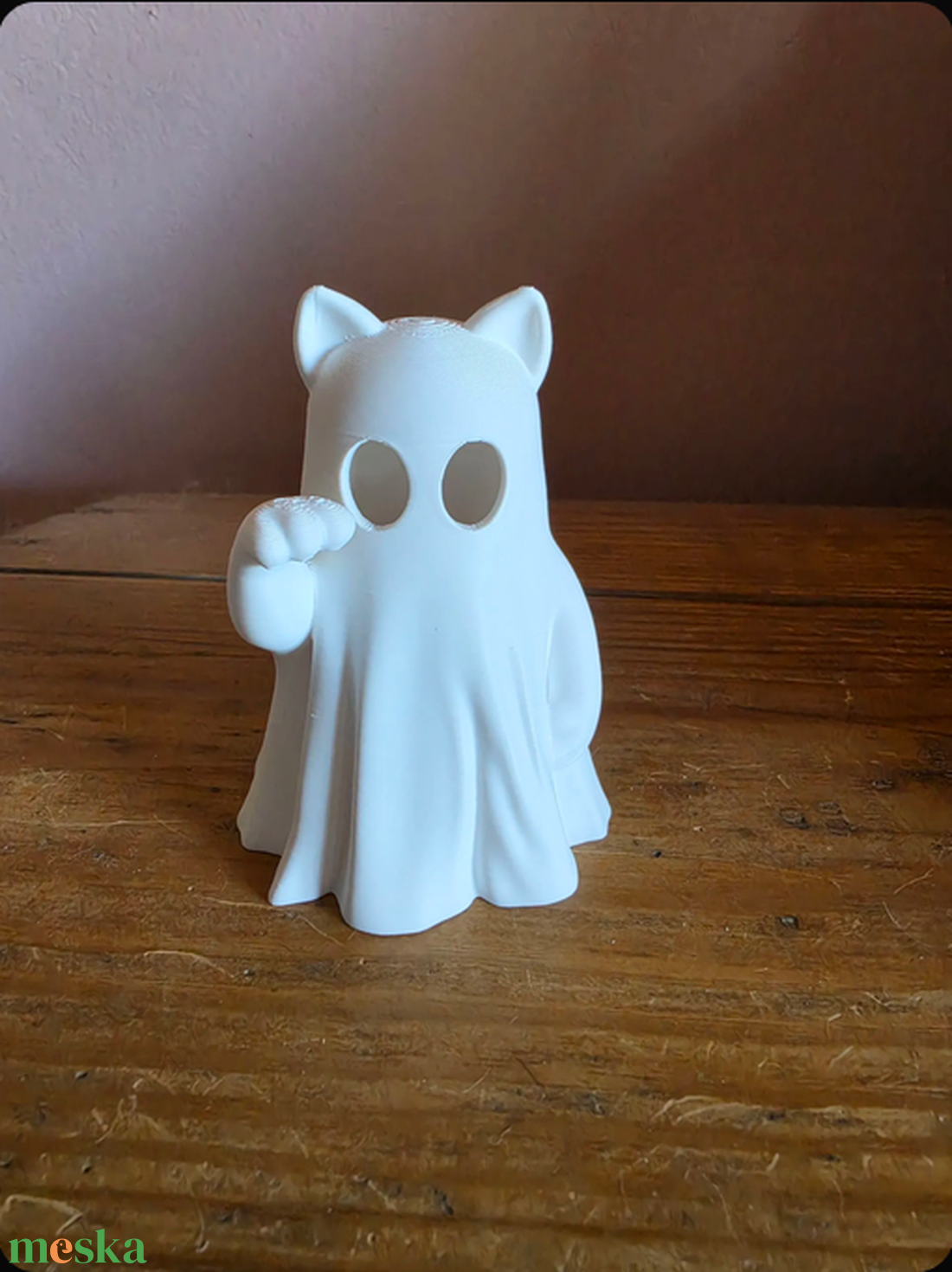 Cica szellem  - otthon & életmód - dekoráció - halloween - halloweeni figurák - Meska.hu