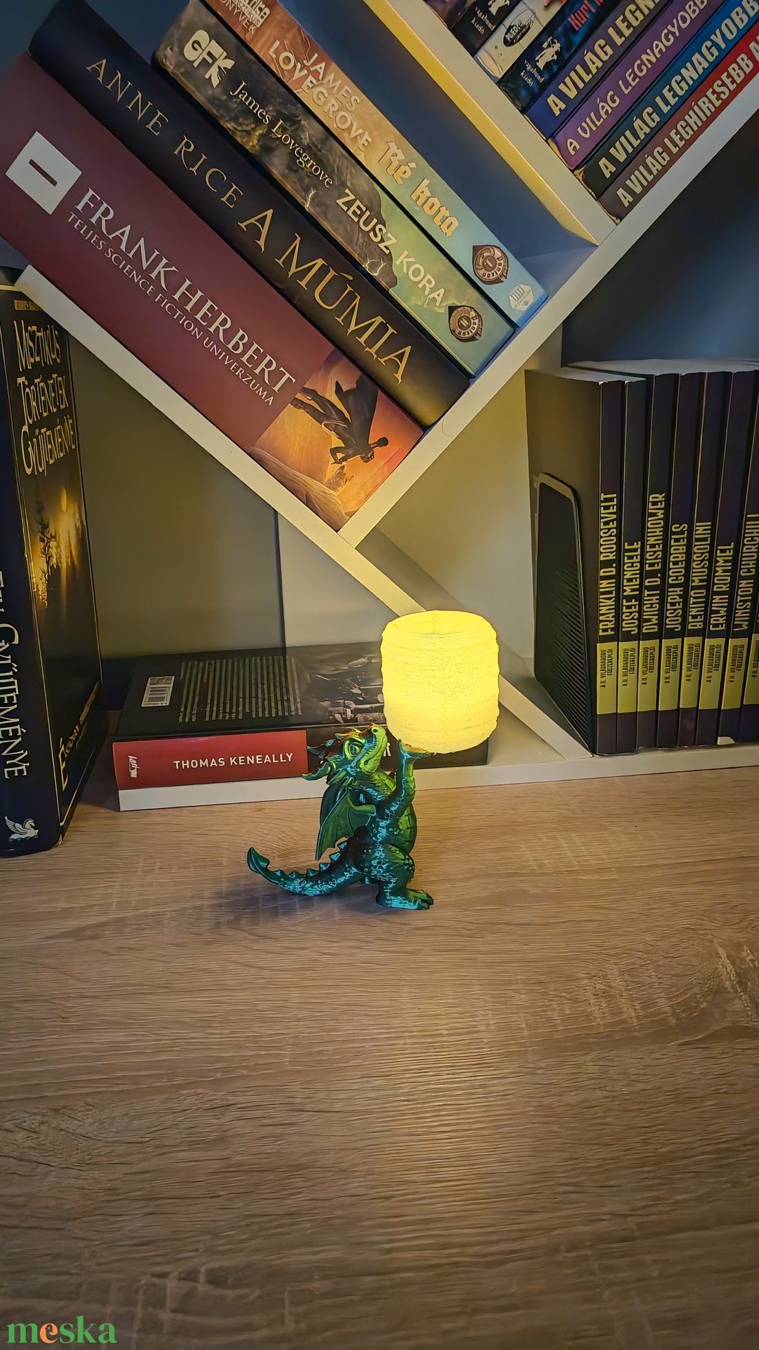 3D nyomtatott sárkány lámpa - otthon & életmód - lámpa - hangulatlámpa - Meska.hu