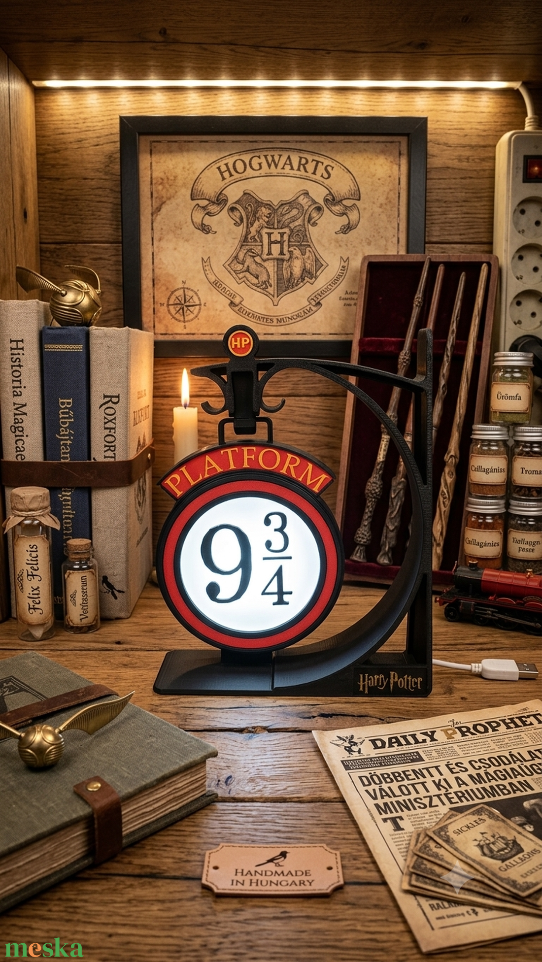 Harry Potter lámpa - otthon & életmód - lámpa - hangulatlámpa - Meska.hu