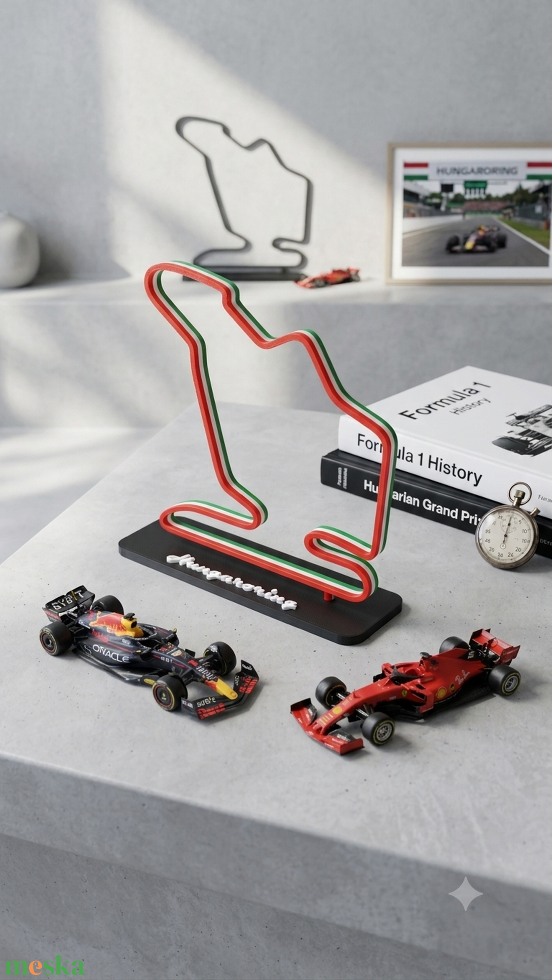 Forma-1 Hungaroring asztali dísz - otthon & életmód - dekoráció - asztal és polc dekoráció - asztaldísz - Meska.hu