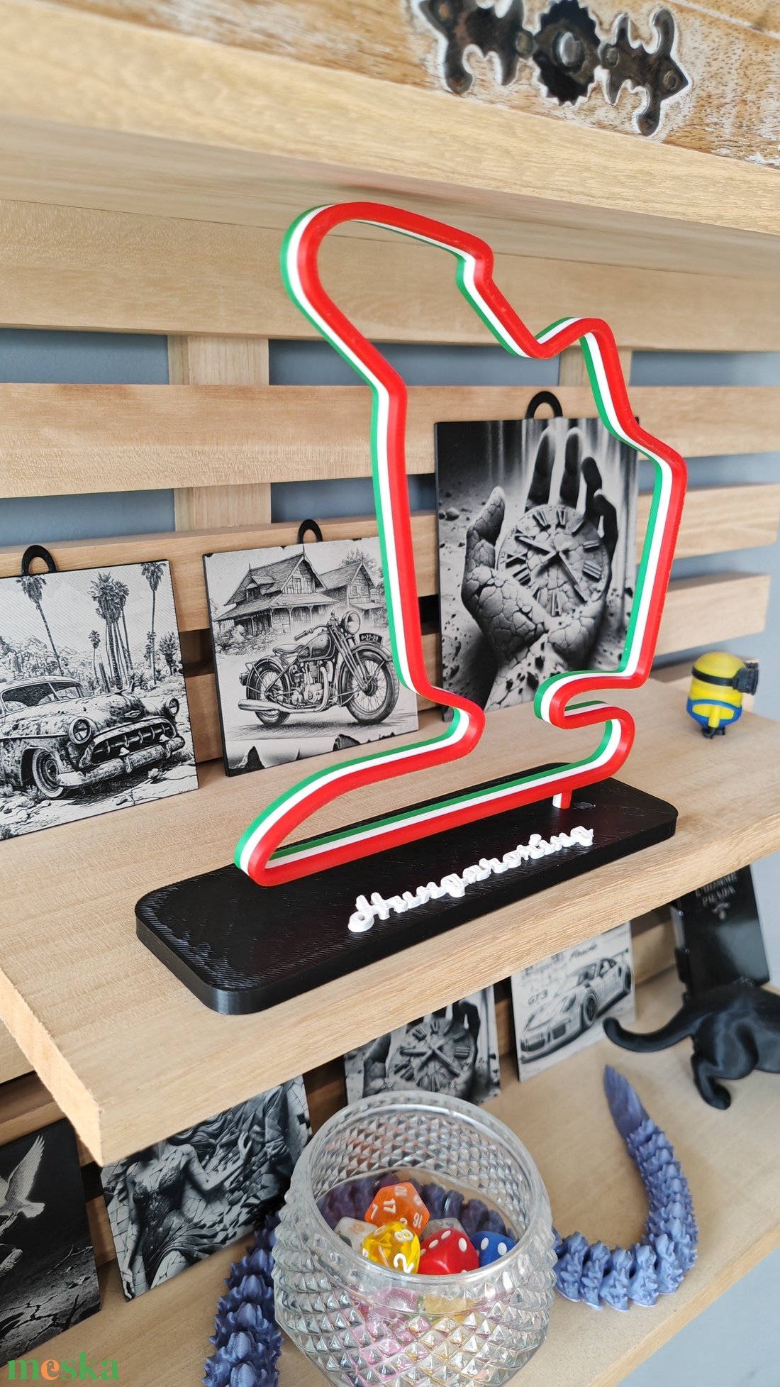 Forma-1 Hungaroring asztali dísz - otthon & életmód - dekoráció - asztal és polc dekoráció - asztaldísz - Meska.hu