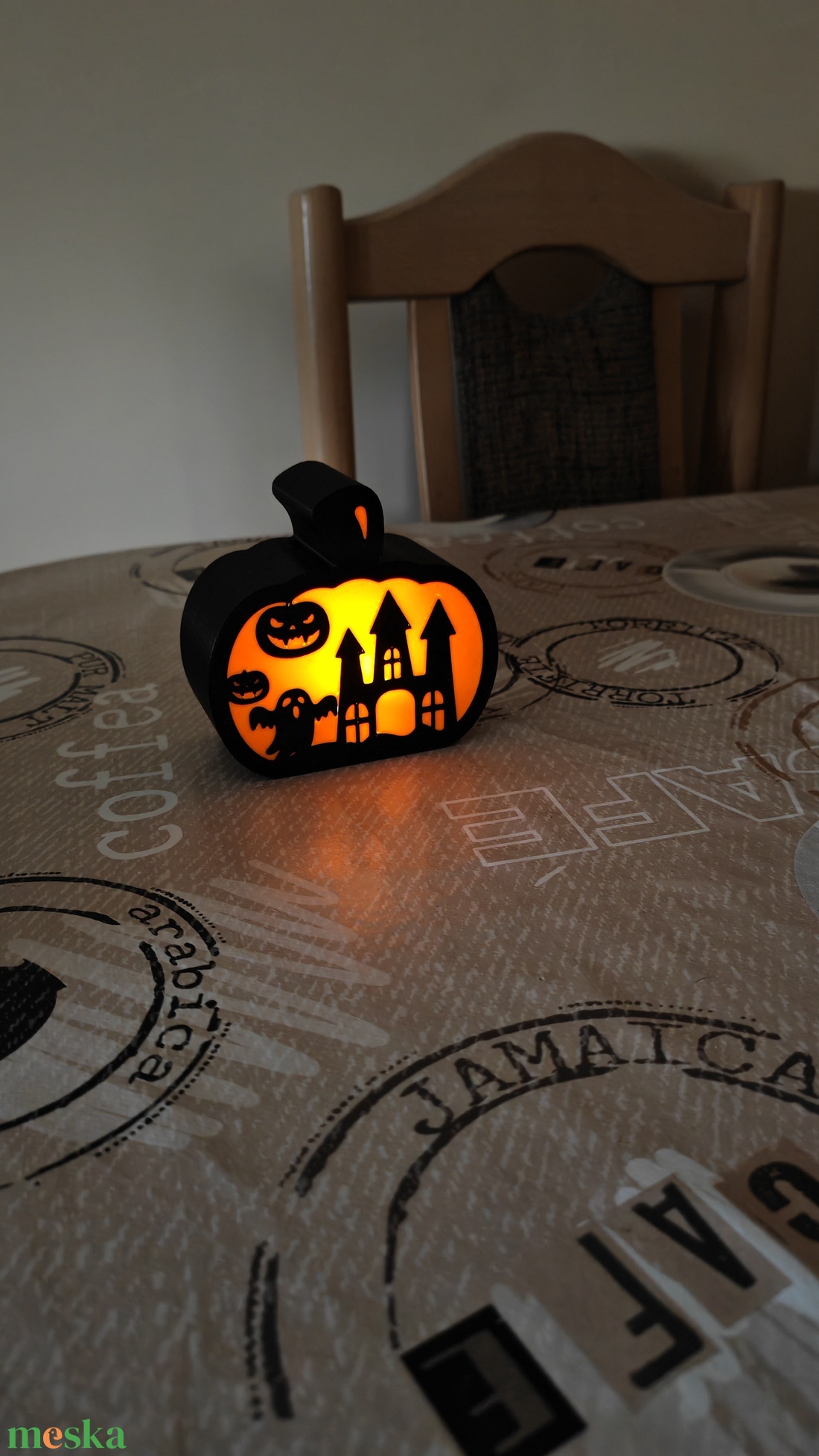 Halloween Tök Lámpás � 4 Varázslatos Mintával - otthon & életmód - dekoráció - halloween - halloweeni asztaldísz - Meska.hu