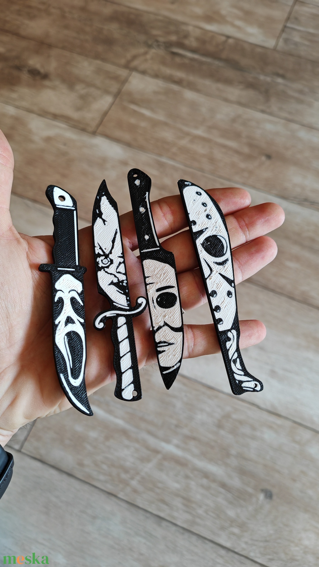 Ijesztően vagány Halloween Kulcstartó / Táskadísz - táska & tok - kulcstartó & táskadísz - kulcstartó - Meska.hu