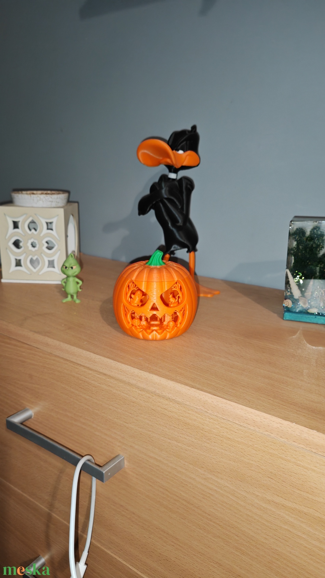 Halloweeni Tök Dekoráció - otthon & életmód - dekoráció - halloween - halloweeni dekoráció - Meska.hu