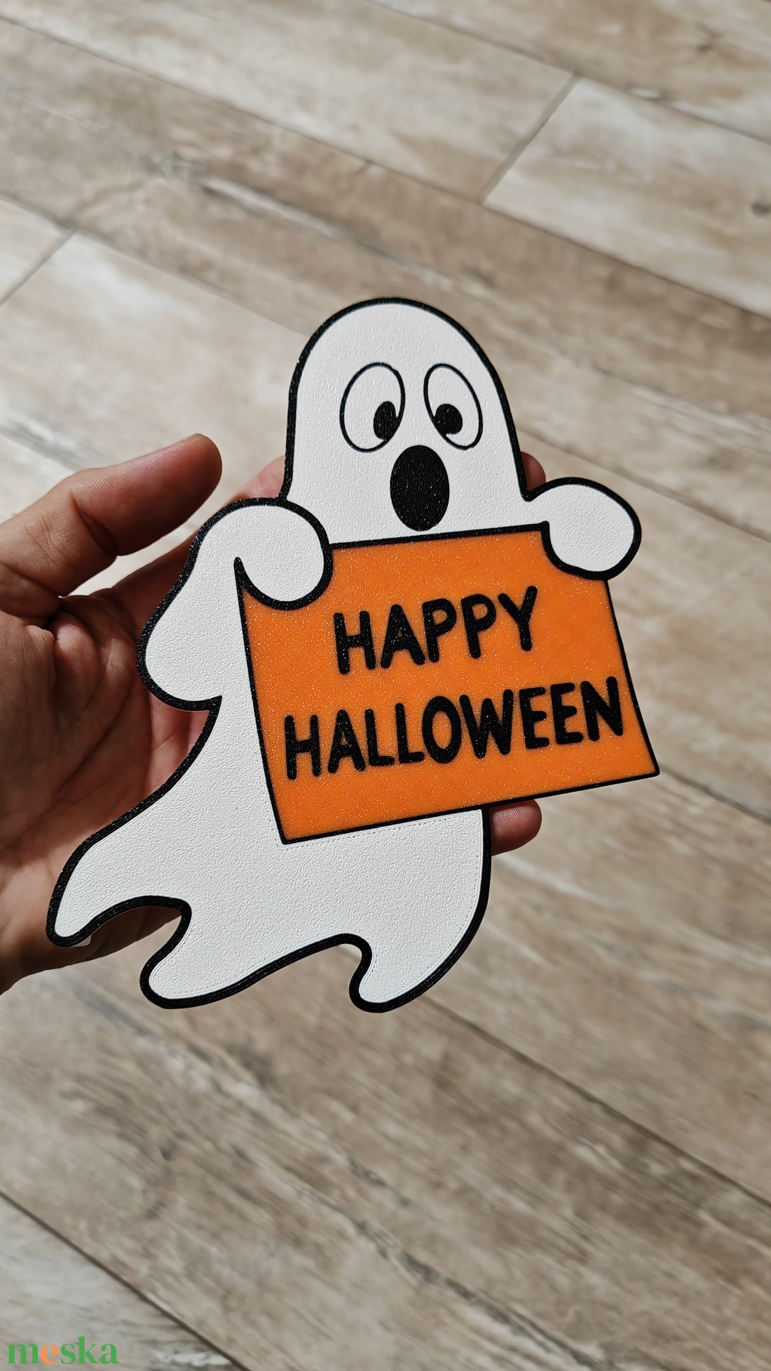 Halloweeni Szellemes Ajtódekoráció - otthon & életmód - dekoráció - halloween - halloweeni ajtódíszek és ablakdíszek - Meska.hu