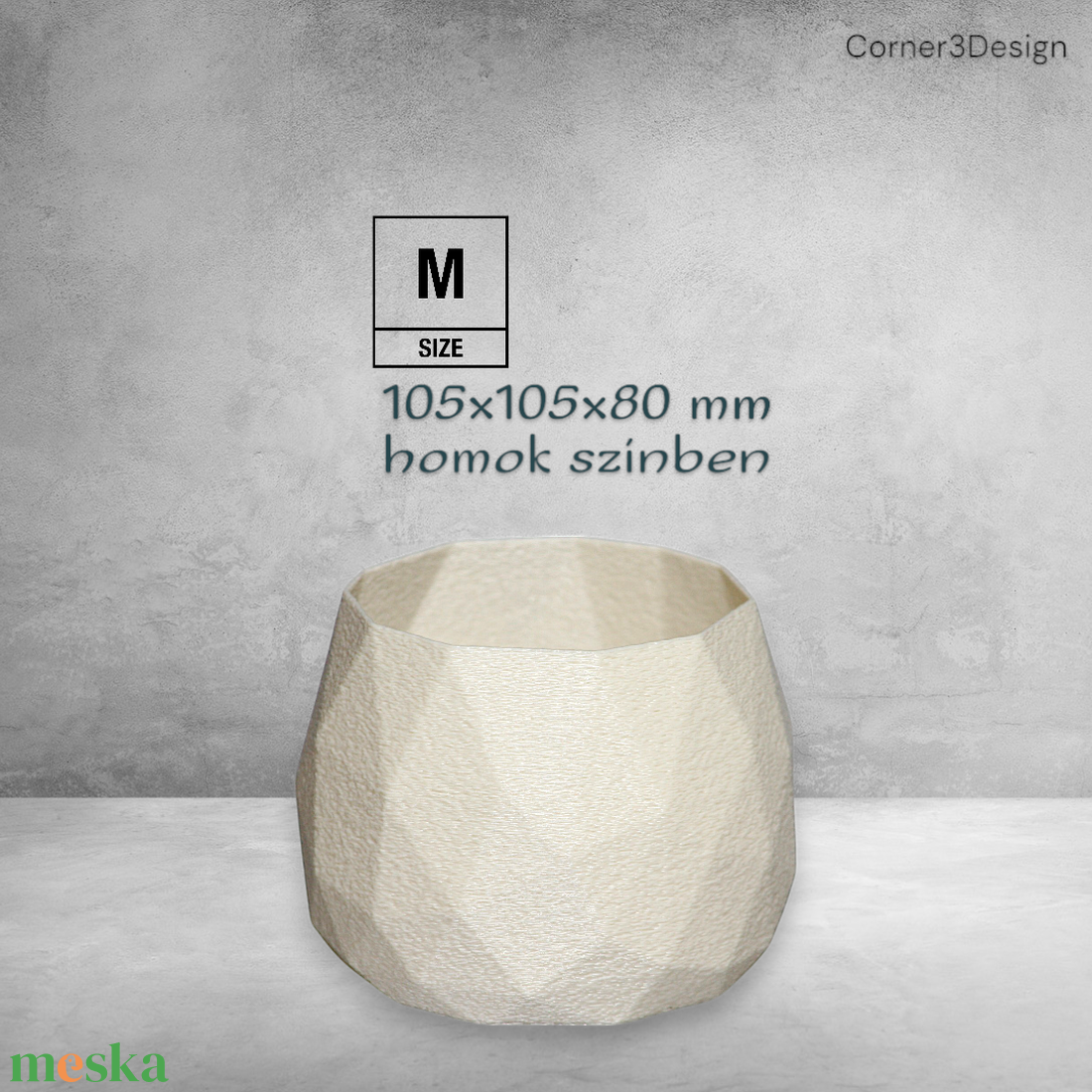 3D - HexaNest kaspó / tároló - otthon & életmód - dekoráció - virágdísz és tartó - cserép & kaspó - Meska.hu