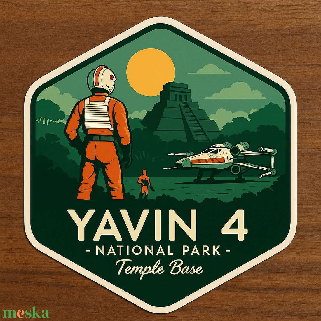 Sci-fi Nemzeti Park  Vízálló Matricák  Kalandos Vinyl Dekor sci-fi rajongóknak - otthon & életmód - papír, írószer - matrica, matrica csomag - Meska.hu