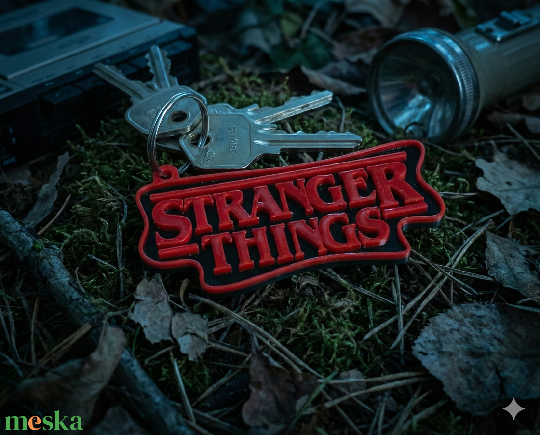 Stranger Things névre szóló egyedi kulcstartó - táska & tok - kulcstartó & táskadísz - kulcstartó - Meska.hu