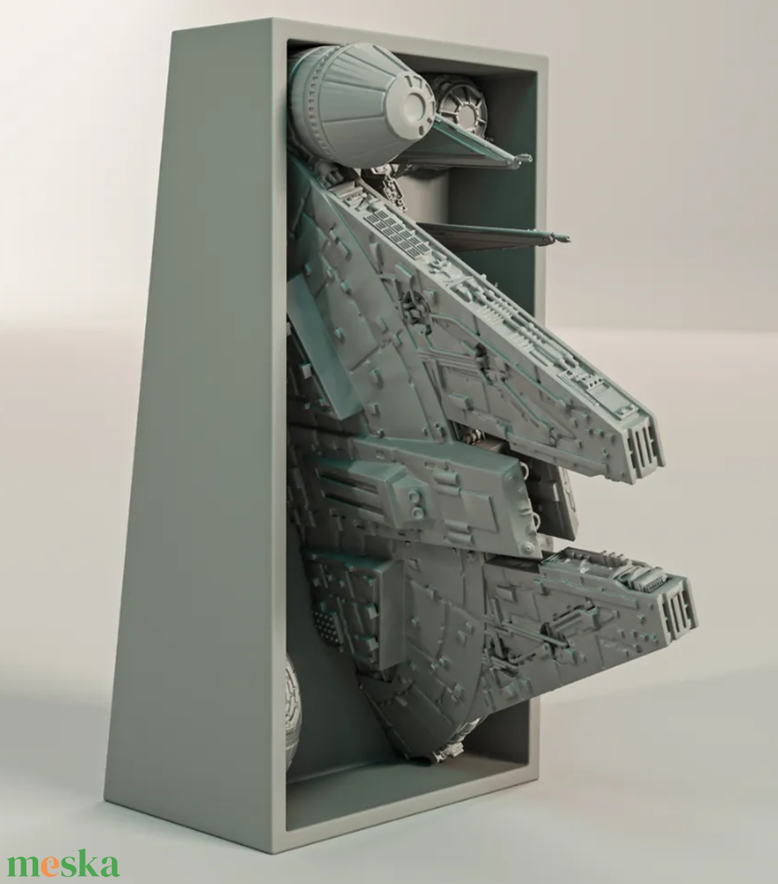 Ezeréves sólyom könyvtámasz - dioráma - otthon & életmód - dekoráció - asztal és polc dekoráció - könyvtámasz - Meska.hu