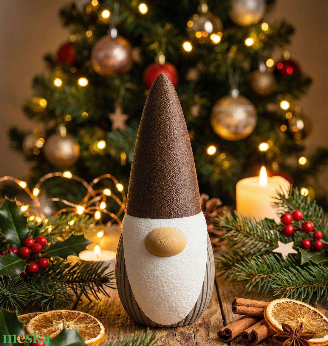 Karácsonyi Titok Manó - funkcionális dekor - karácsony - karácsonyi lakásdekoráció - karácsonyi manók, figurák - Meska.hu