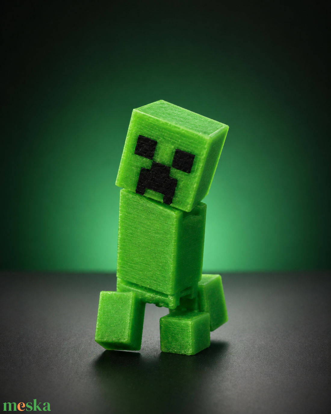 Minecraftos Creeper Mozgatható Figura - játék & sport - plüssállat & játékfigura - más figura - Meska.hu