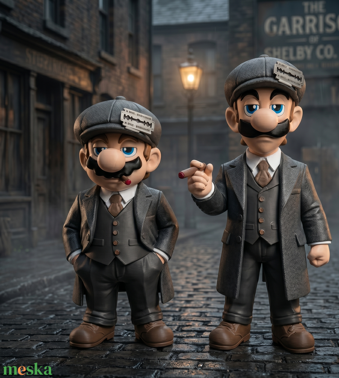 Peaky Blinders Márió és Luigi - otthon & életmód - dekoráció - asztal és polc dekoráció - díszdoboz - Meska.hu