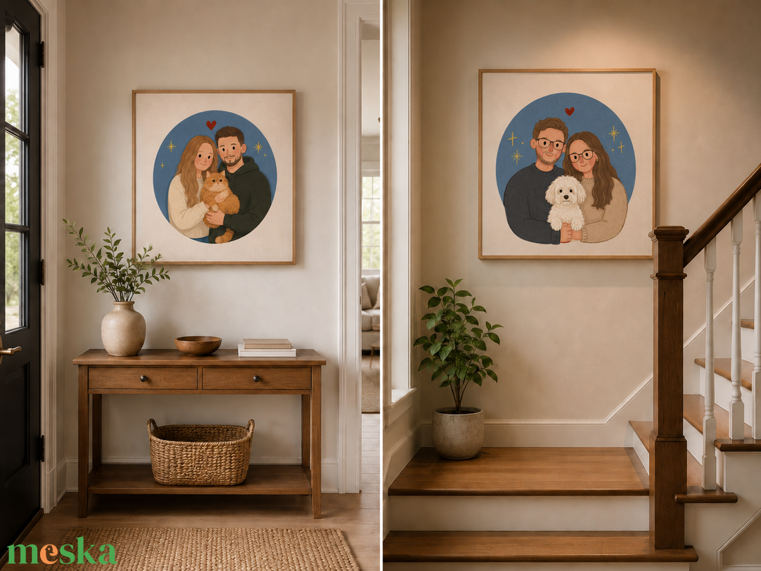  Egyedi Páros Portré Háziállattal � Szívmelengető Digitális Ajándék Állatszeretőknek - művészet - fotográfia - portré - Meska.hu