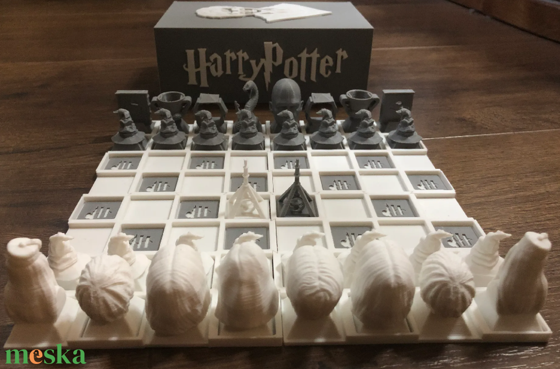 Harry Potter Sakk készlet - játék & sport - táblajáték és kártyajáték - sakk - Meska.hu