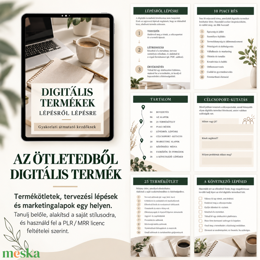 Digitális termékek eladása Útmutató - Hogyan hozz létre és adj el digitális termékeket! - művészet - grafika & illusztráció - digitális - Meska.hu