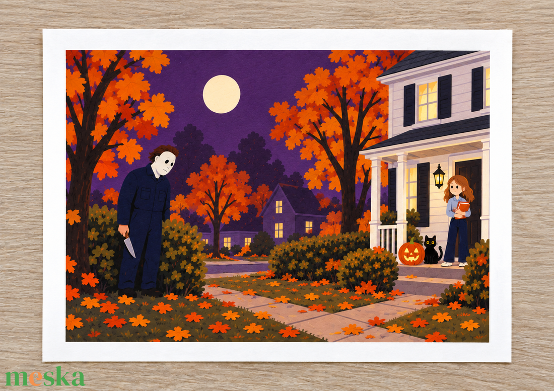 Halloween Film  - Posca Art Print - otthon & életmód - dekoráció - halloween - halloweeni dekoráció - Meska.hu