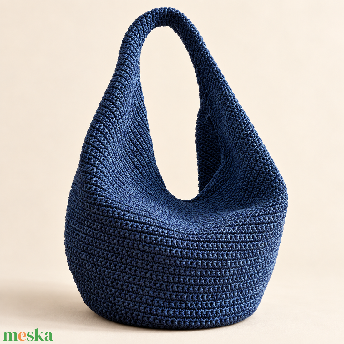 Horgolt hobo táska - WorkShop - diy (csináld magad) - szabásminta, útmutató - horgolási minta - Meska.hu