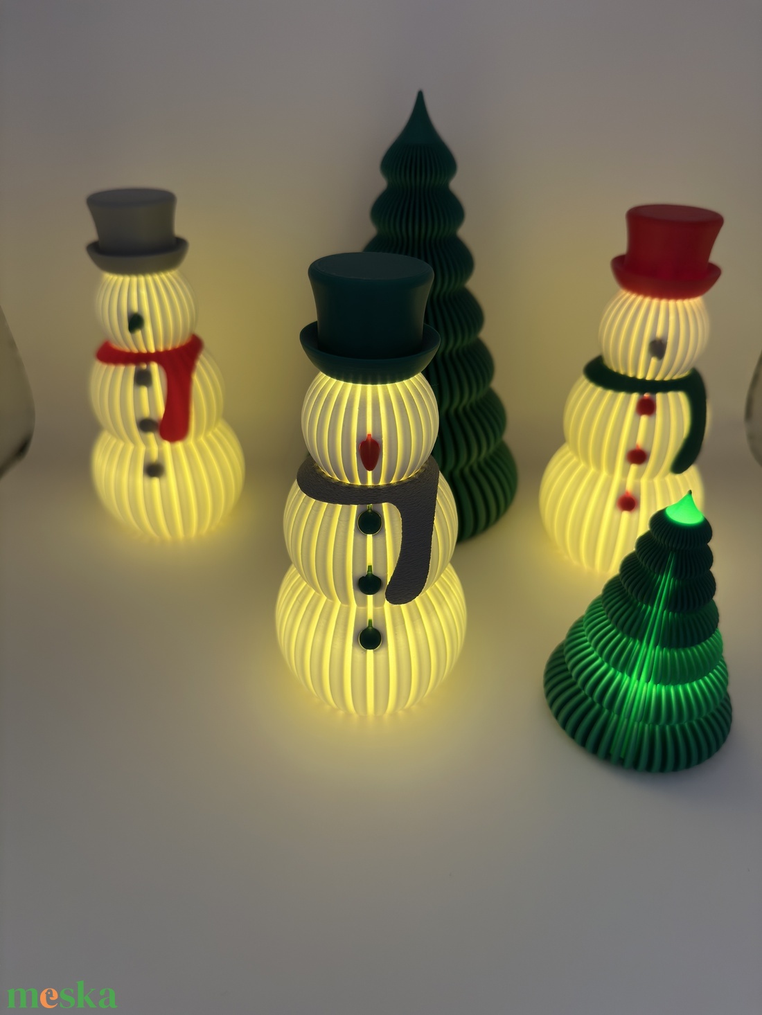 Hóember (3d nyomtatott) - karácsony - karácsonyi lakásdekoráció - karácsonyi lakásdíszek - Meska.hu