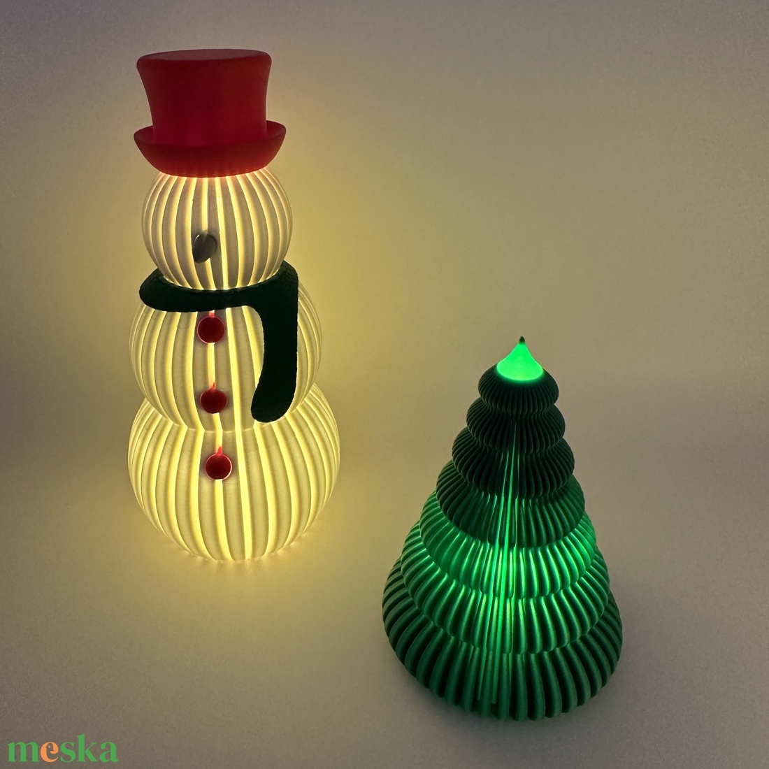 Hóember (3d nyomtatott) - karácsony - karácsonyi lakásdekoráció - karácsonyi lakásdíszek - Meska.hu